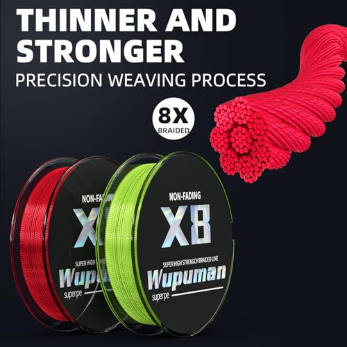 Braided Fishing Line 8 Strands (Non-Fading) Super 100% PE(LBS:6/8/10/15/20/30/40/50/60/70/80/90/100/130/150/200)(150M 300M 500M 1000M) Ocean, Lake,Parks, River Fishing - color: Black, size: 32LB 300M 328Yards