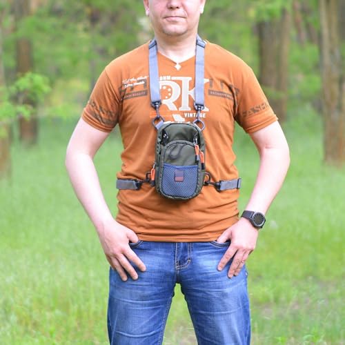 Raprance Fly Fishing Chest Waist Pack Sling Bag - Fishing Tackle Storage