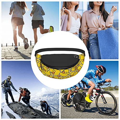 Cute Rubber Ducky Fanny Pack Crossbody Waist Bag Pack for Men Women. Belt Bag for Travel Walking Running Hiking Fishing. - color: Cute Rubber Ducky