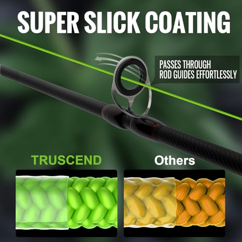 TRUSCEND X8 Braided Fishing Line, Durable and Valuable PE Braid Line for Professional, More Thinner More Smoother Performance for Casting Well, Must-Have Freshwater Fishing Gear, Fishing Gift for Men - color: Multicolor A, size: 25 LB (300 yards)