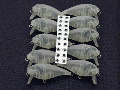 Blank Unpainted Minnow Crankbait Topwater Lipless Jerkbait Fishing Lures - color: UPC655