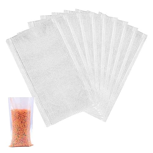 100 Pcs Water Soluble Baits PVA Bags for Solid Bait (7 * 15CM)