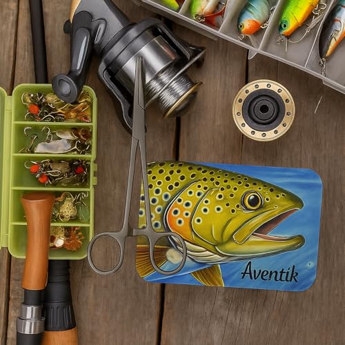 Aventik Metal Tin Portable Box Fly Fishing Tools Kit Includes a Fishing Knot Tool and Line Clipper Zinger Retractor Hook Remover Forceps - color: Hook Remover+ Zinger