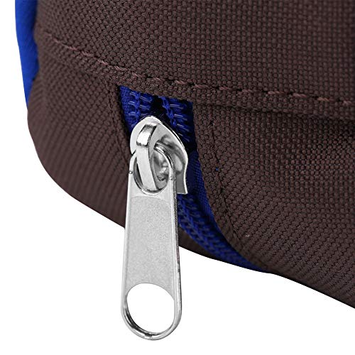 Leather Fly Reel Case Bag 10×7×7 Safety Fly Fishing Reel Case Protector Soft Pocket Cover Bag Pouch Holder