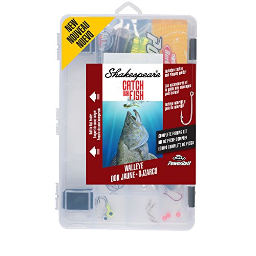 Shakespeare Catch More Fish Fishing Tackle Kit - color: Walleye, style: Old Model