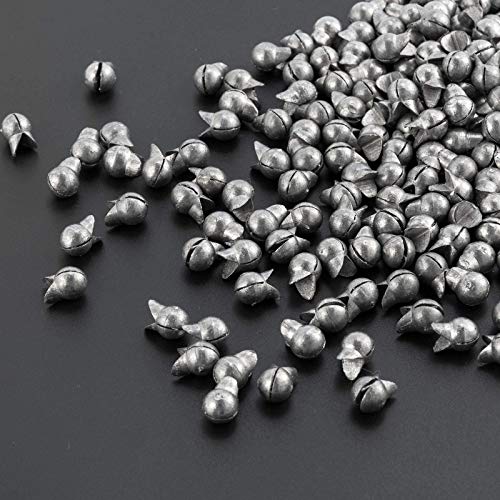 Dr.Fish 100 Pack Removable Split Shot Weights Lead Fishing Sinkers Fly Fishing Line Sinkers Reuseable Clip On Weights Freshwater Saltwater - size: #3/0(1/30 oz)
