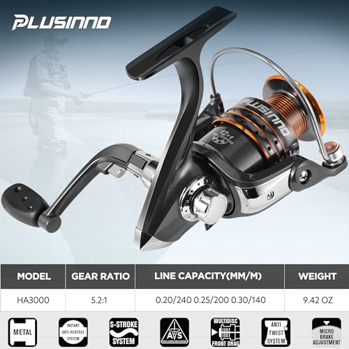 PLUSINNO Fishing Gear - Telescopic Fishing Rod and Reel Combo with Tackle Box, Collapsible Rod and Lures Box, Travel Fish Pole Starter Kit, Fishing Accessories Tackle Lure Kit Gifts for Men Bass Trout - color: Rod combo with 137pcs box, size: 2.1m 6.89ft