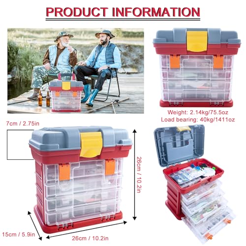 Fishing Lures Kit with Tackle Box Included Crankbait, Minnow, Spinnerbaits, Spoons, Soft Lures, Jigs, Hooks, Bait Rigs, Weights Sinkers, Topwater Lures Freshwater Saltwater 346/353Pcs - color: 353pcs