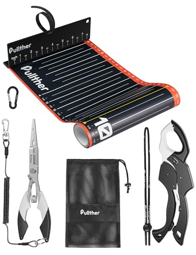 Fishing Tool Kit,53in Fish Ruler,Fishing Gear - color: white
