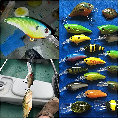 Blank Unpainted Minnow Crankbait Topwater Lipless Jerkbait Fishing Lures - color: UPC647