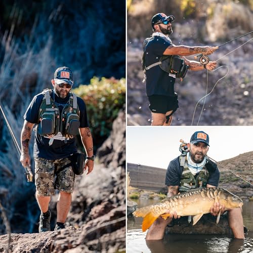 M MAXIMUMCATCH Maxcatch Fly Fishing Vest Pack for Men and Women Adjustable Outdoor Fishing (Vest/Sling Pack/Backpack) - style: Fly Fishing Mesh Vest