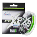 X8 Braided PE Fishing Line - Zero Stretch High Sensitivity 8 Carrier Line, Super Strong Abrasion Resistant for Smooth Casting, Saltwater Freshwater Lure Fishing, 110 Yards - color: Green, size: 23LB