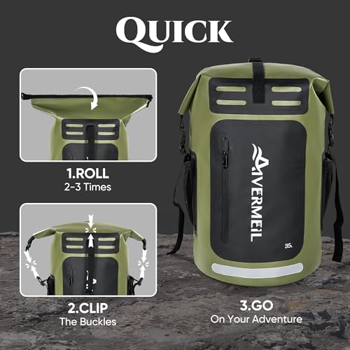 Waterproof Dry Bag with Waterproof Phone Case Green - color: Green, style: Dry Bag