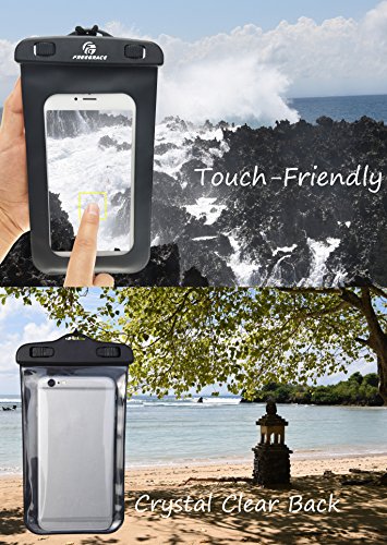 Freegrace Lightweight Floating Dry Bag and Waterproof Phone Case Set, Double Zip-Lock Dry Sack for Water Sports, Rafting, Beach and Camping - color: Blue, size: 10L