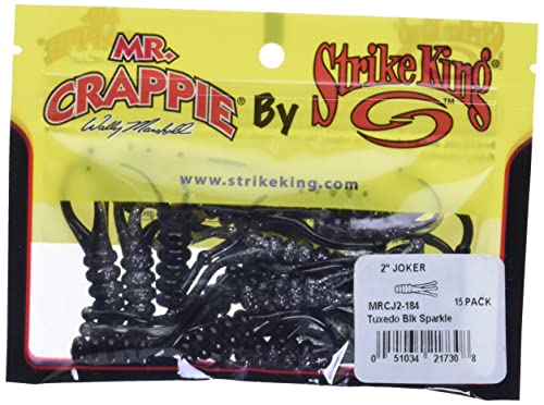 Strike King Mr. Crappie Joker Bait - color: Tuxedo Black/Sparkle