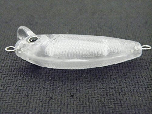 Blank Unpainted Minnow Crankbait Topwater Lipless Jerkbait Fishing Lures - color: UPC544