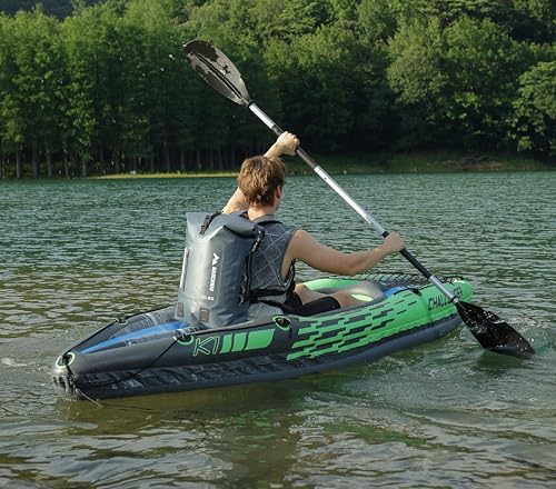 MARCHWAY Roll Top Waterproof Backpack, Floating Dry Bag 20L/30L/45L with Ergonomic Rectangular Base, Cushioned Back, Hip Strap for Hiking Camping Kayaking Travel (Grey, 45L) - color: Grey, size: 45L