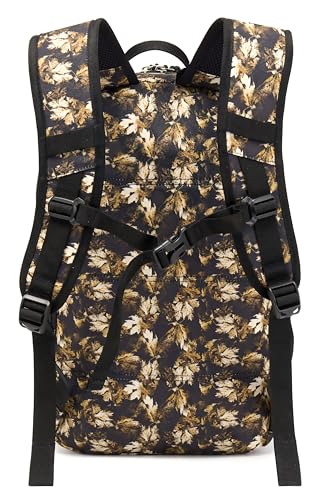Wotony Military Tactical Backpack for Men Army 3 Days Assault Pack Bag with Molle System for Outdoor Adventures (yellow maple leaf, 25L) - color: Yellow Maple Leaf, size: 25L