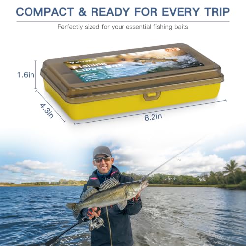 WITOROR Fishing Lures, Tackle Box with Tackle Included, Crankbaits, Soft Plastic Baits, Hooks, Weights & Fishing Accessories, Freshwater Fishing Gear Kit for Bass, Trout, Walleye & Beginners - size: 148pcs Premium Kit