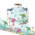 Whaline 32.8 Ft Summer Under The Sea Bulletin Board Borders Ocean Creature Die-Cut Rolled Border Trim for School Classroom Office Chalkboard Decoration - style: Ocean Creature