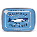 Cessfle Canned Sardines Makeup Bag, Funny Sardine Tin Fish Cosmetic Bag, Creative Cute Makeup Bag Kawaii Pencil Case Pouch, Coquette Make up Pouch for Women - color: Blue