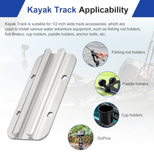 Kayak Track Kayak Rail Accessories Mount - size: 4 In