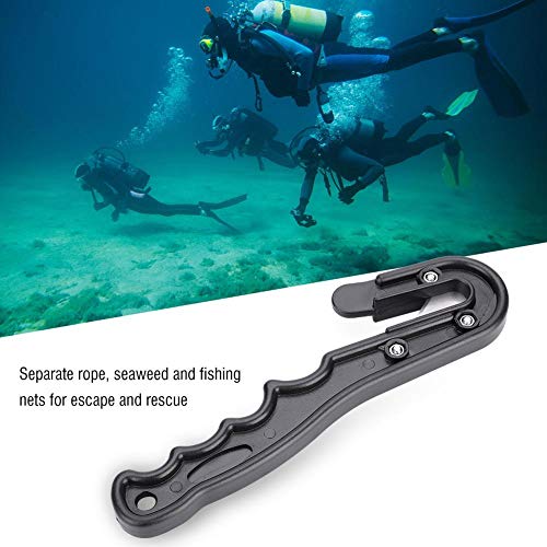 Wbestexercises Ligature Knife,Ligature Knife,PP & High Safety Rescue Cutter,PP & High Safety Rescue Fishing Net Line Cutter Scuba Diving Accessory