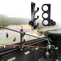 Fishing Rod Holder for Toyota Tacoma Bed Rail, Fits for Tacoma, Tundra, Ford Maverick & Most Truck Beds, 3-Rod Adjustable Truck Bed Rod Rack, Clamp-On Tool-Free Installation