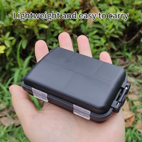 2PC-Aventik Fishing Tackle Box Tackle Utility Boxes Plastic Box Storage Organizer Box Fishing Tackle Storage(Hook box-10C) - style: HOOK BOX-10C
