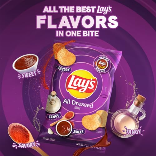 Lay's Potato Chips Variety Pack, 1 oz Bags, (21 Pack) (Packaging and Formula May Vary)
