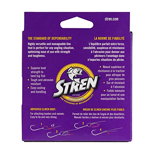 Stren Original Monofilament Fishing Line - color: Clear/Blue Fluorescent, size: 330yd, style: 4lb | 1.8kg