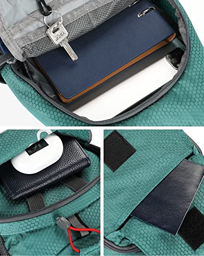 WATERFLY Packable Small Crossbody Sling Backpack Shoulder Chest Bag Daypack for Hiking Traveling - color: Green