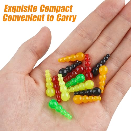Stacked Fishing Beads, 150/200pcs Fishing Beads Lures Making Supplies Tackle Trout Beads Walleye Rig Inline Spinner Making Accessories Salmon Eggs Saltwater Freshwater - color: mixed-200pcs