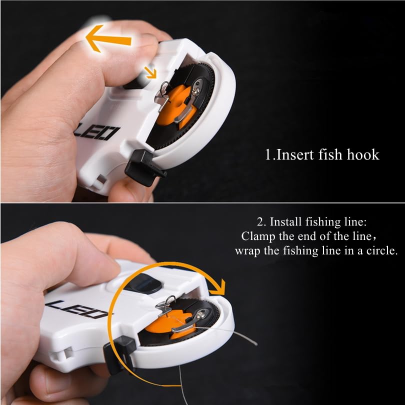 Quick Fishing Knot Tying Tool, Fishing Knot Tying Tool for Hooks on Poles for Saltwater Freshwater