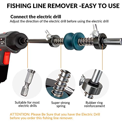 THKFISH Fishing Line Spooler Fishing Line Winder Spooler Fishing Accessories Adjustable Stable Portable Fishing Line Spooler/Fishing Line Remover - color: A -Long- Line Spooler +C- Line Remover