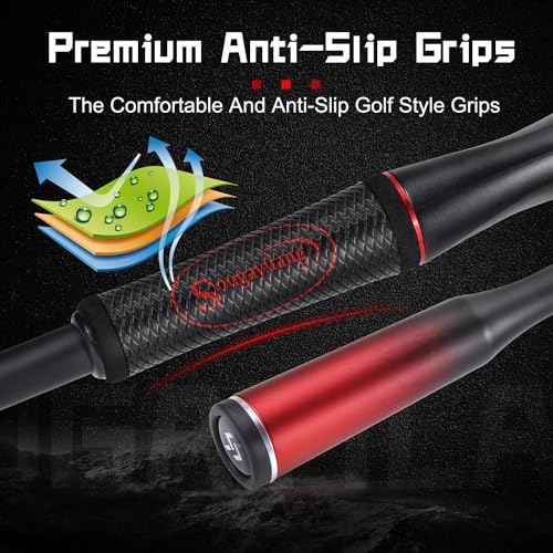 Sougayilang Baitcasting Fishing Rod and Reel Combo, Medium 6'/7' Low Profile with SuperPolymer Handle (2 Pieces 7ft Left) - color: Cast-Right hand-6'0''-Medium