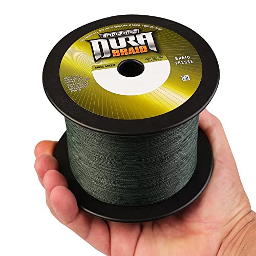 SpiderWire DuraBraid Braid Fishing Line - color: Moss Green, size: 8lb - 3000yd