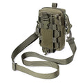 ACEXIER Tactical Molle Pouch Waist Bag Bottle Bag Outdoor Vest Pack Purse Phone Case Backpack Hunting Accessories Tool Pack - color: Green