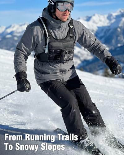 Zelvot Running Vest with 2L Water Bladder, Hydration Backpack, U.S. Design Patent, Lightweight Hydration Pack with Gear Holder, Reflective Chest Pack for Men Women - color: Camo Khaki, size: Medium-Large