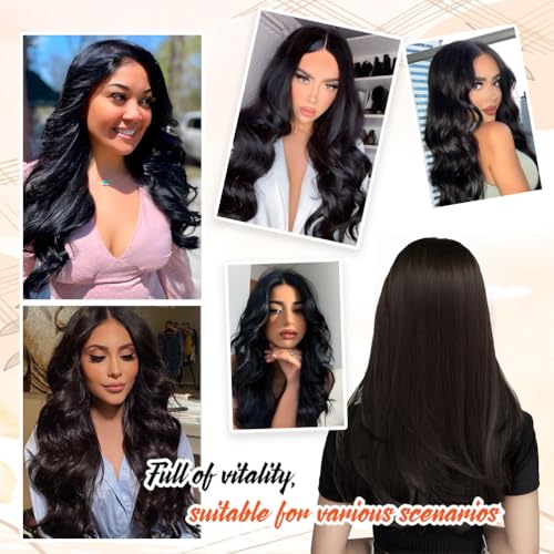Invisible Wire Hair Extensions Real Human Hair - 14 Inch 70G Golden Brown Transparent Fish Line Clip-Ins Hair Piece, 100% Remy Human Hair Extensions for Women - color: #14 Golden Brown, size: 14 Inch