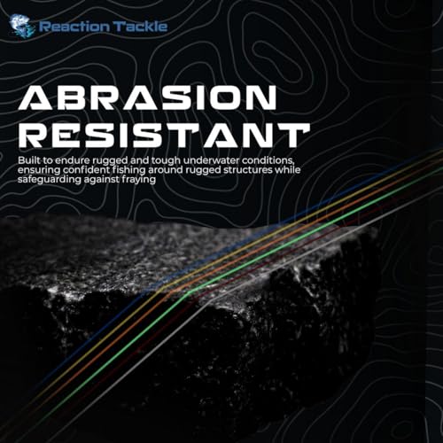Reaction Tackle Monofilament Fishing Line - Premium Nylon Mono Line, Strong & Abrasion-Resistant, Low Memory for Smooth Long Casts - Freshwater & Saltwater - color: Yellow, size: 6lb (2400 Yards)