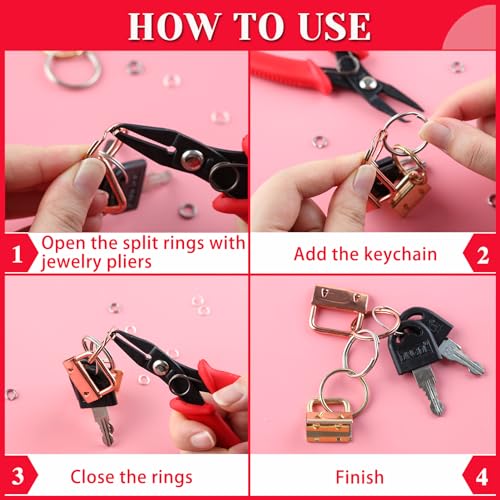 Split Ring Pliers - Jump Ring Opener & Splitter for Jewelry Making & Repair