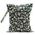 Wet Dry Bags for Diaper Waterproof Swimsuit Washable Reusable Bag for Beach Diapers Dirty Yoga Gym Clothes Plant Gifts for Friend Men Women 12.5x10.2 Inches - color: Flower4