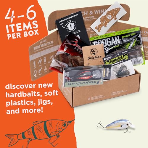 Catch Co Mystery Tackle Box Freshwater Largemouth and Smallmouth Bass Lures Fishing Kit - style: Regular