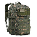 REEBOW GEAR Military Tactical Backpack Large Army 3 Day Assault Pack Molle Bag Backpacks (Woodland Camo) - color: Camo Woodland