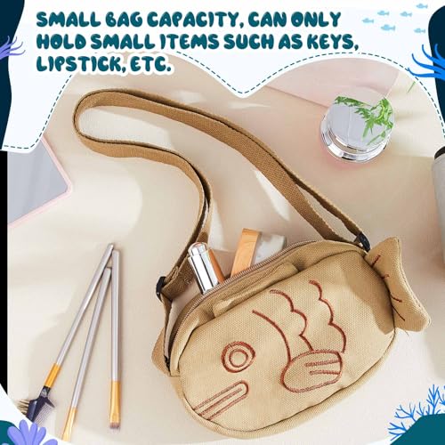Saintrygo Chicken Hen Purse Bag Fluffy Shoulder Handbag Cute Duck Fish Cat Paw Funny Animal Gift for Women Mother's Day | Fluffy - color: Brownness, style: Fish