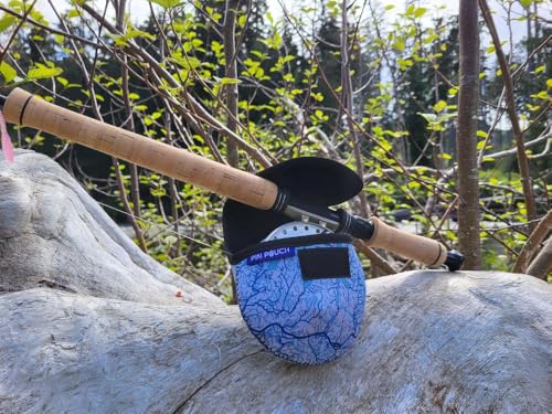 Fishing Reel Cover Reel Case Bag Pouch | Neoprene Material | for Centerpin, Fly, Ocean Reels - color: Local Flow
