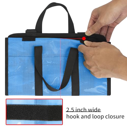 Lure Bag 6 Pocket PVC Protective Cover Durable Fishing Bag Trolling Lure Tackle Box - size: Small