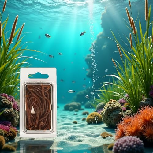 20 Pcs Soft Fishing Lures for Bass Soft Lures Swimming Earthworm Baits Lifelike-Fake Baits Artificial Worm-Fishing Lure, and Attractants