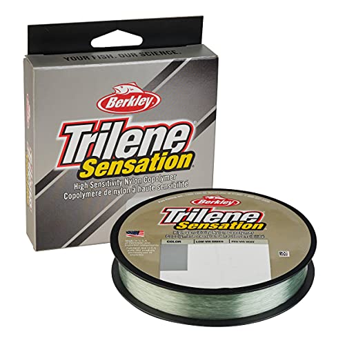 Berkley Trilene® Sensation, Low-Vis Green, 14lb | 6.3kg Monofilament Fishing Line, Suitable for Freshwater Environments